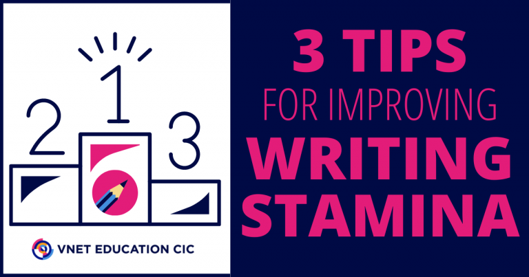 Best Bets for Improving Writing Stamina