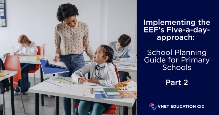 Implementing the EEF’s Five-a-day-approach: School Planning Guide for Primary Schools – Part 2