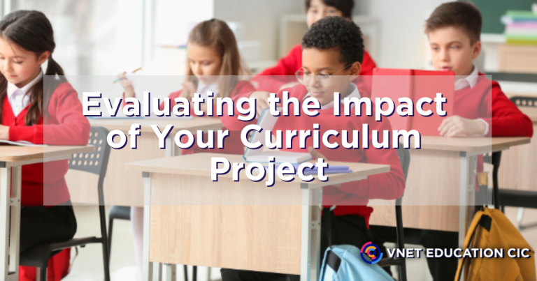 Evaluating the Impact of Your Curriculum Project