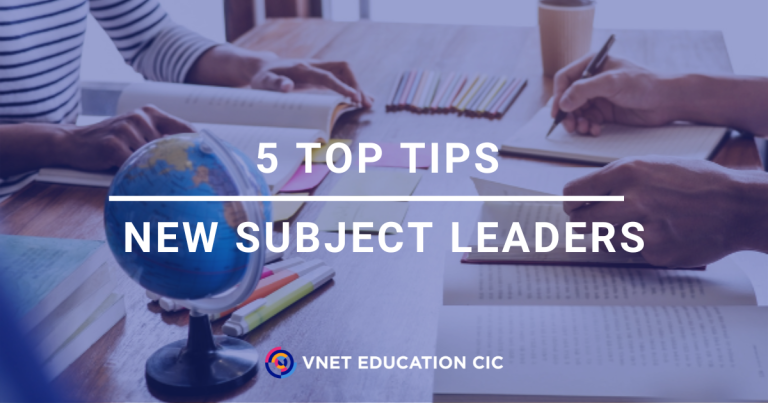 5 top tips for new subject leaders