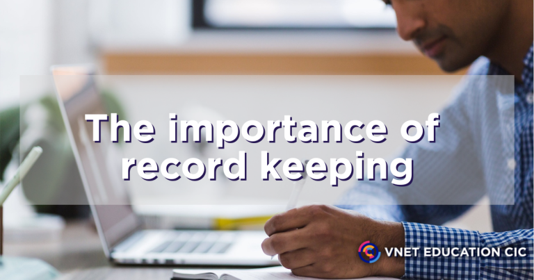 The importance of record keeping