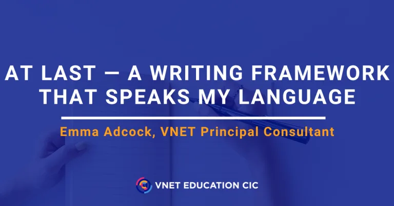 At last — a writing framework that speaks my language